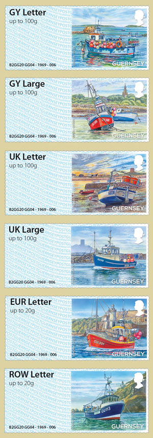 Guernsey Post and Go stamps depict Bailiwick Fishing Boats